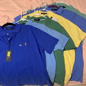 Bundle of collared men’s T-shirt’s